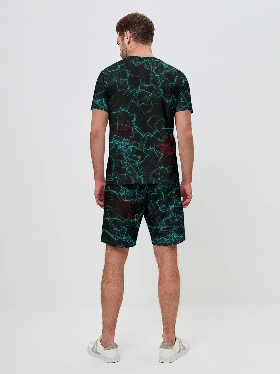 Мужской костюм с шортами / текстура