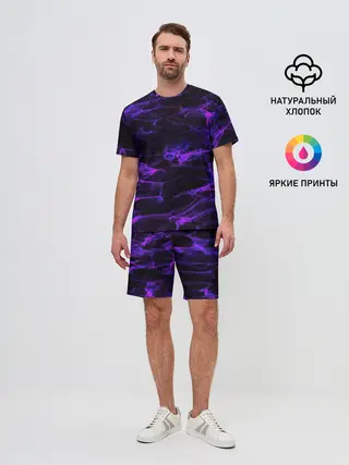 Мужской костюм с шортами / текстуры