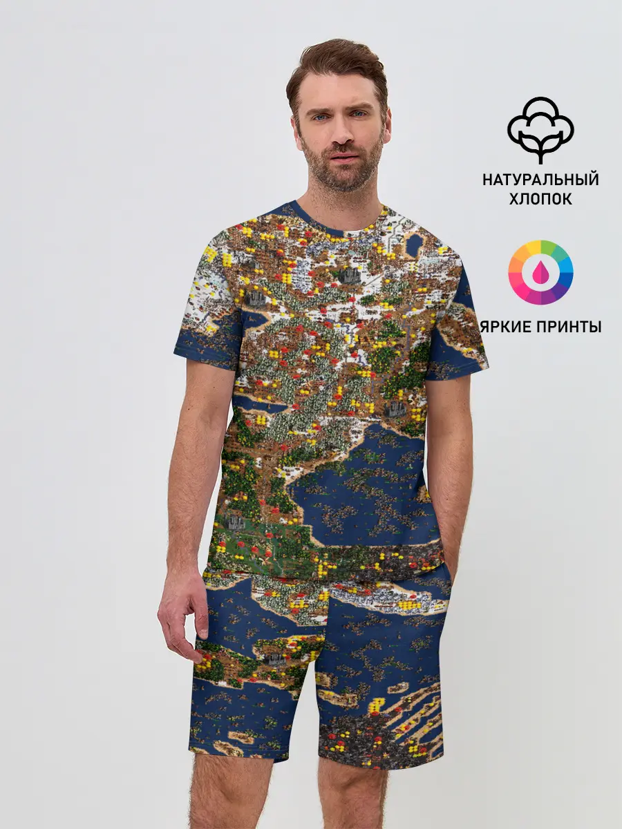 Мужской костюм с шортами / Герои 3 Карта