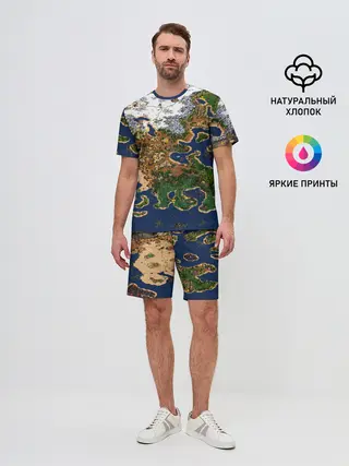 Мужской костюм с шортами / HEROES 3 КАРТА