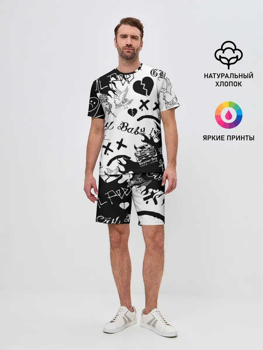 Мужской костюм с шортами / LIL PEEP | ЛИЛ ПИП