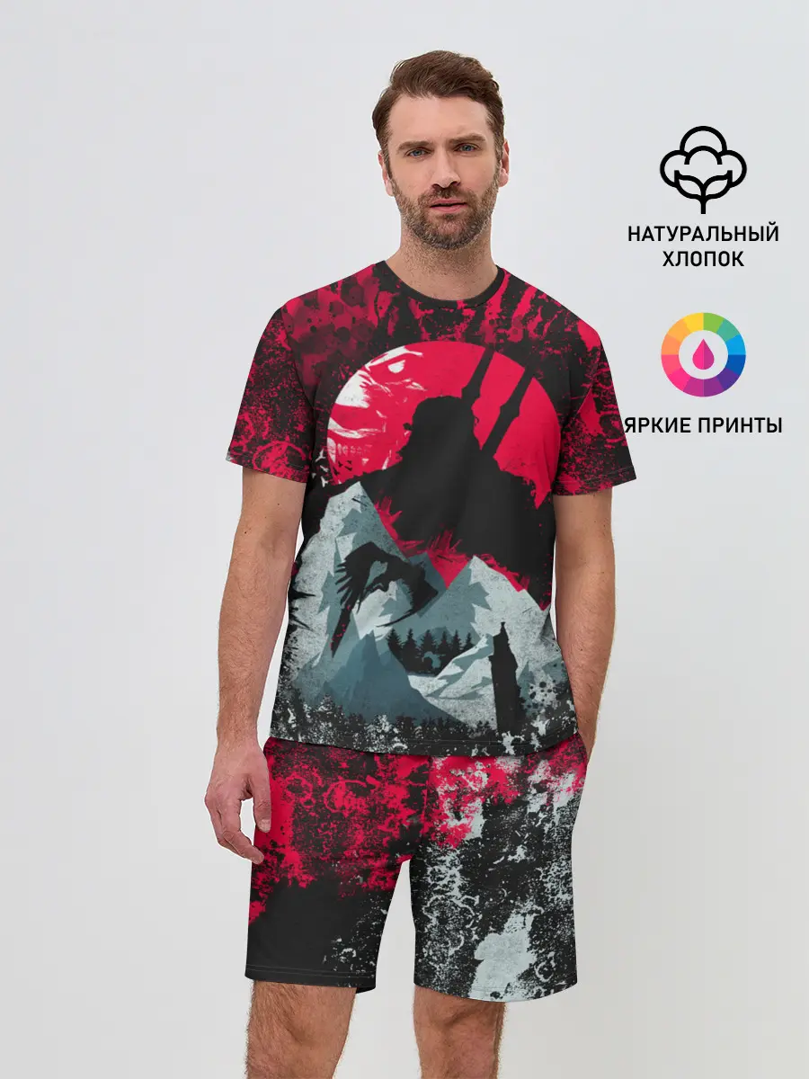 Мужской костюм с шортами / Ведьмак