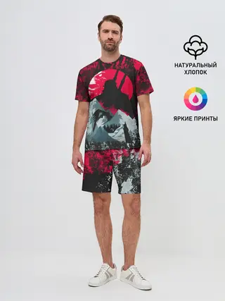 Мужской костюм с шортами / Ведьмак