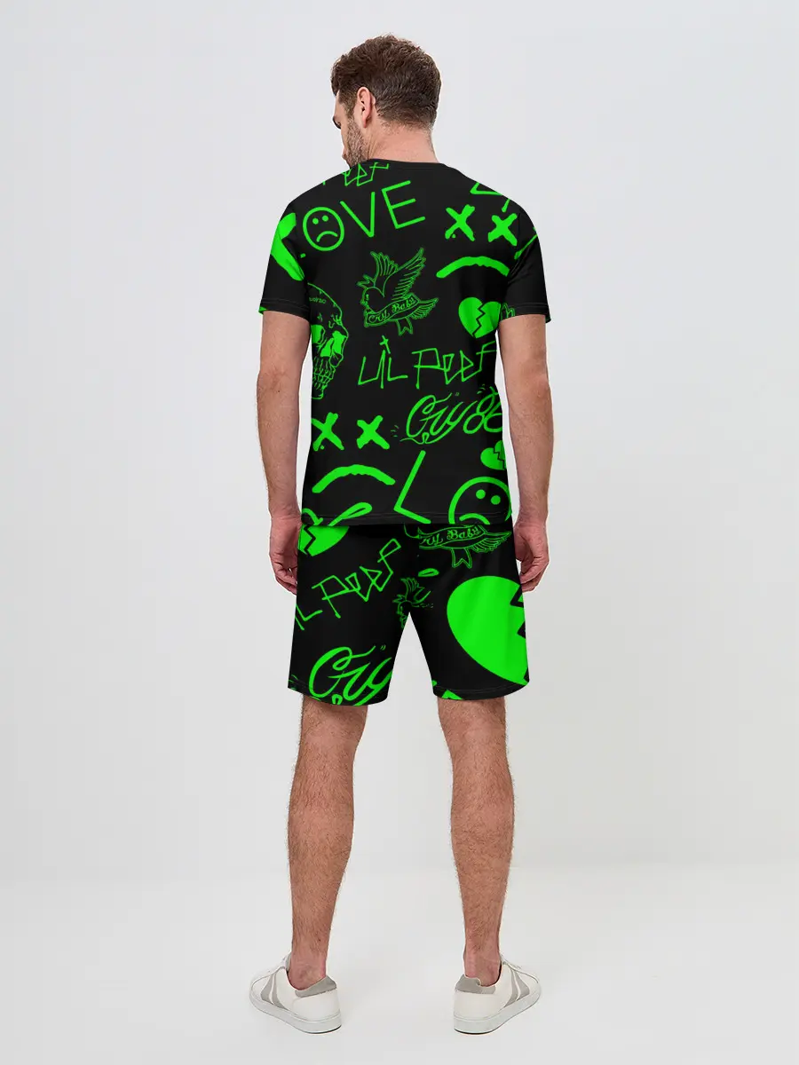 Мужской костюм с шортами / Lil Peep