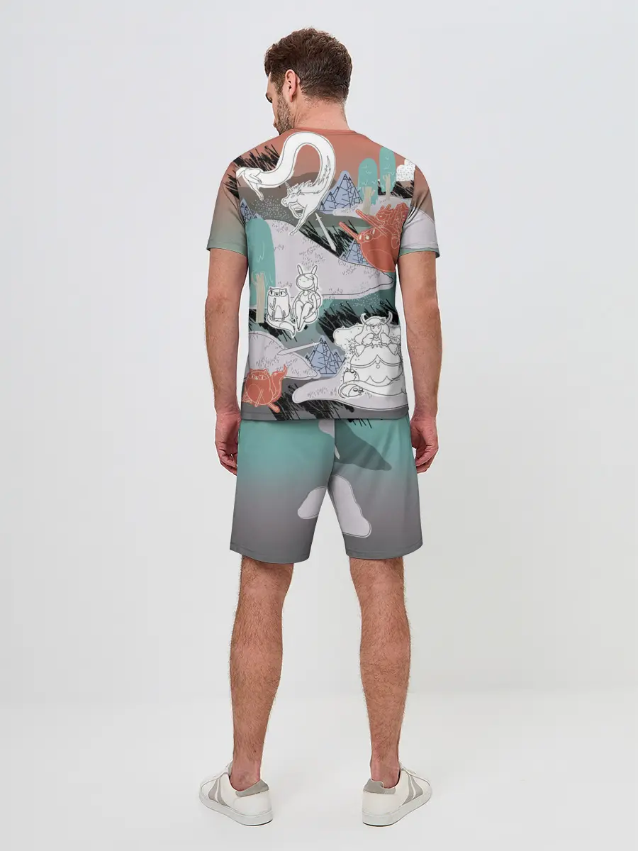 Мужской костюм с шортами / Время Приключений