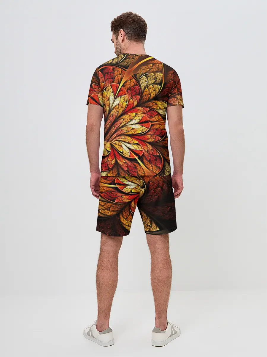 Мужской костюм с шортами / ФРАКТАЛЬНЫЙ УЗОР