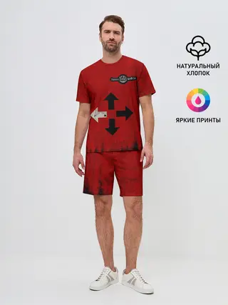 Мужской костюм с шортами / THREE DAYS GRACE RED