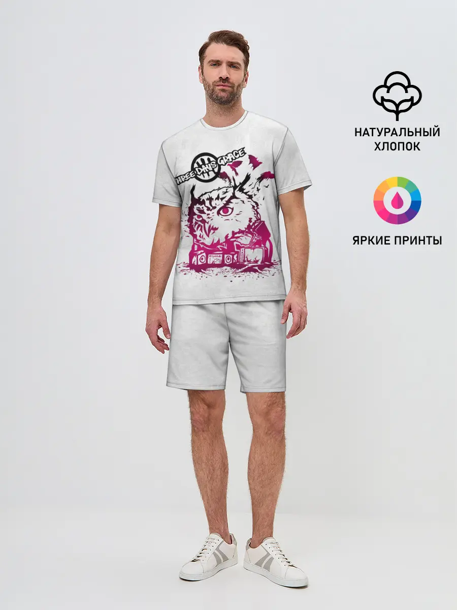 Мужской костюм с шортами / Three days grace