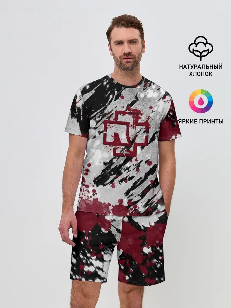 Мужской костюм с шортами / Rammstein