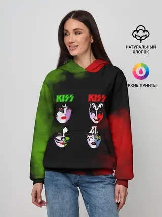 Женское худи / Kiss