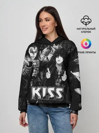 Женское худи / Kiss