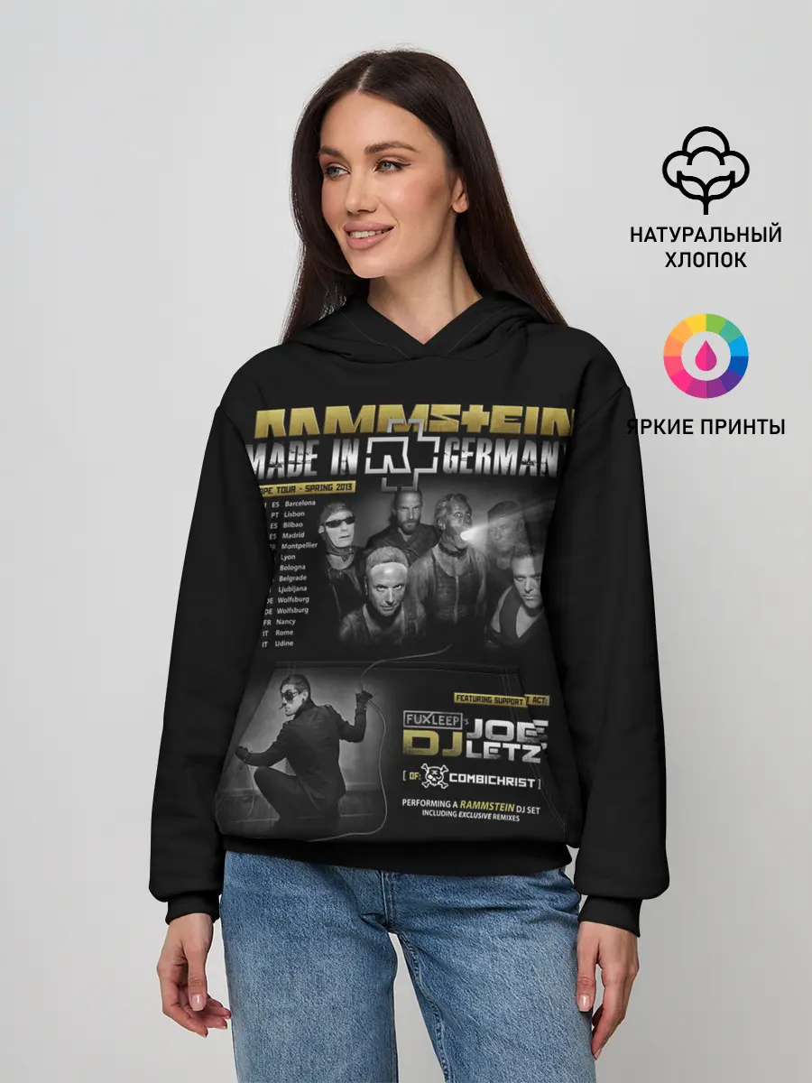 Женское худи / RAMMSTEIN | РАМШТАЙН