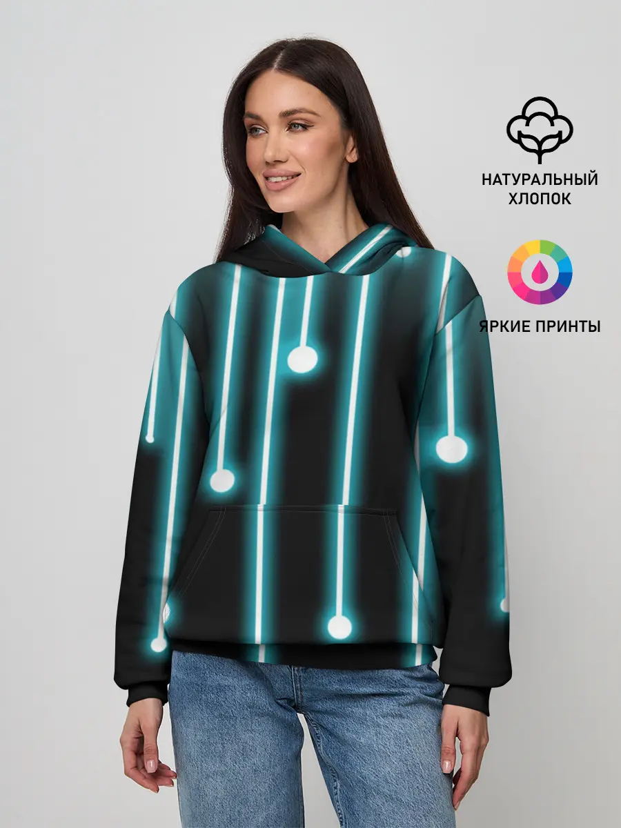 Женское худи / Неон