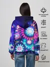 Женское худи / Неоновые Цветы