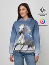 Женское худи / Белая лошадь
