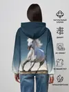 Женское худи / Серый в яблоках конь