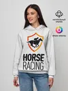 Женское худи / Horse racing