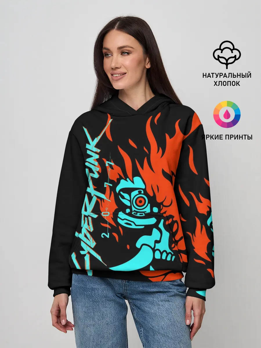 Женское худи / Cyberpunk 2077