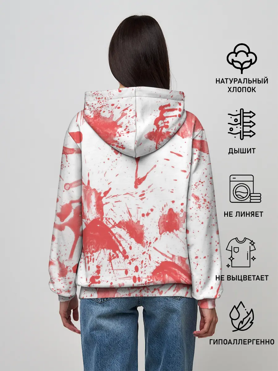 Женское худи / Красня кровь