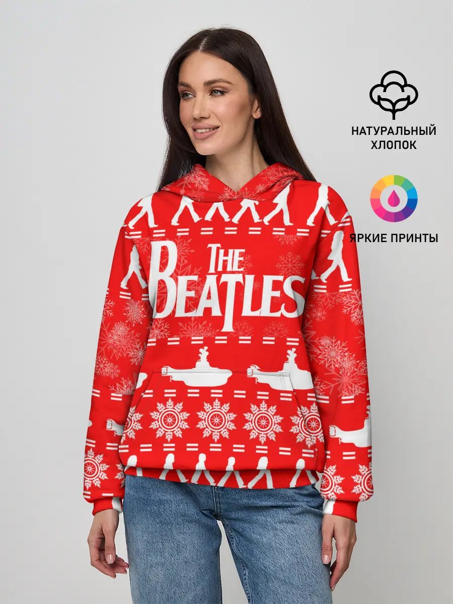 Женское худи / The Beatles