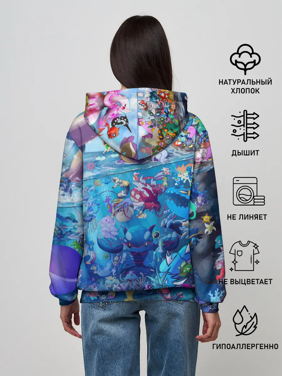 Женское худи / Покемон 2000