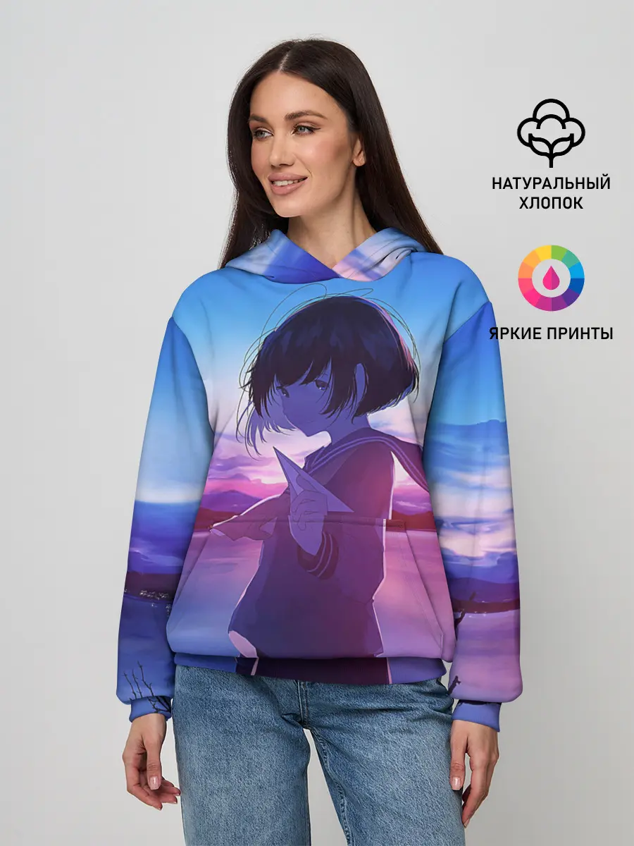 Женское худи / Anime Sunset