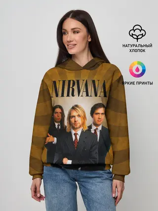 Женское худи / Nirvana