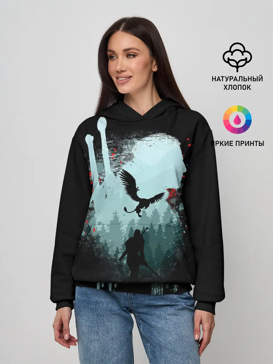 Женское худи / Ведьмак 3: Дикая Охота