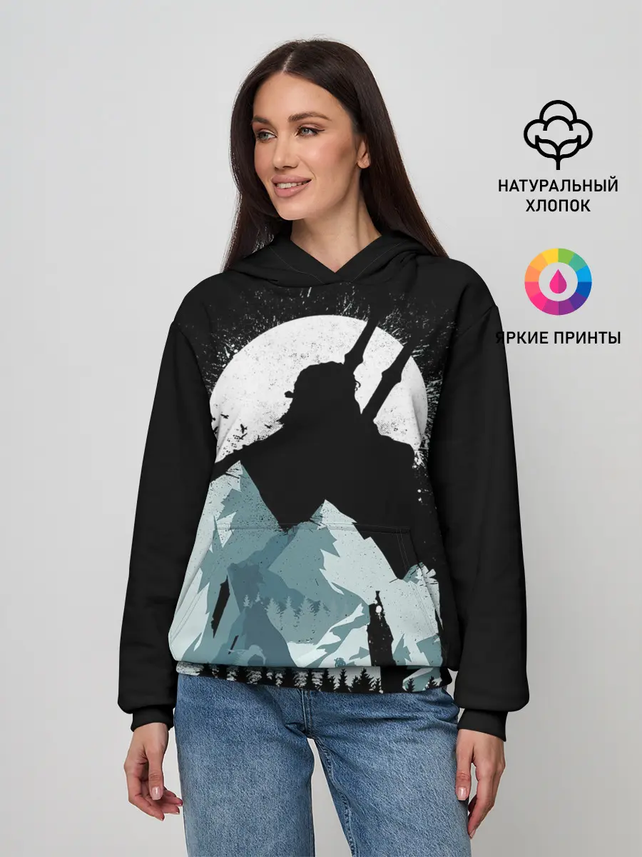 Женское худи / The Witcher 3: Wild Hunt