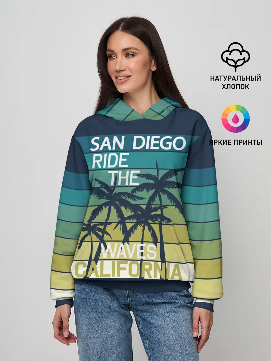 Женское худи / California