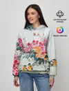 Женское худи / Японские цветы