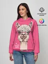 Женское худи / Romantic llama
