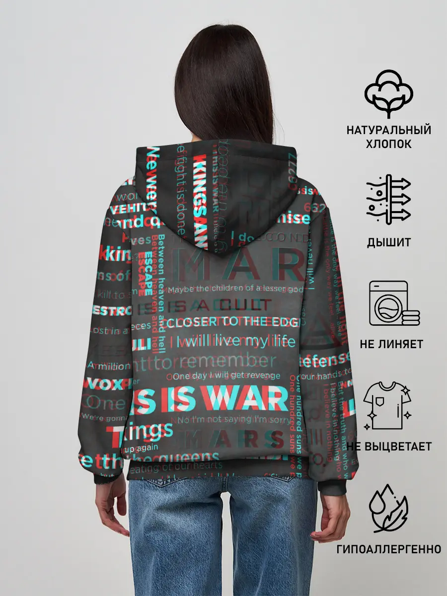 Женское худи / 30 SECONDS TO MARS