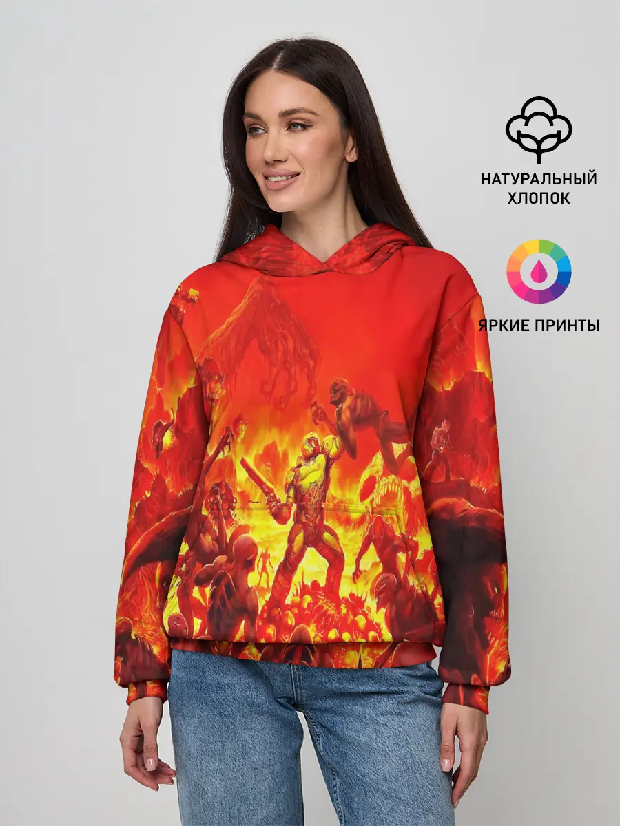 Женское худи / DOOM