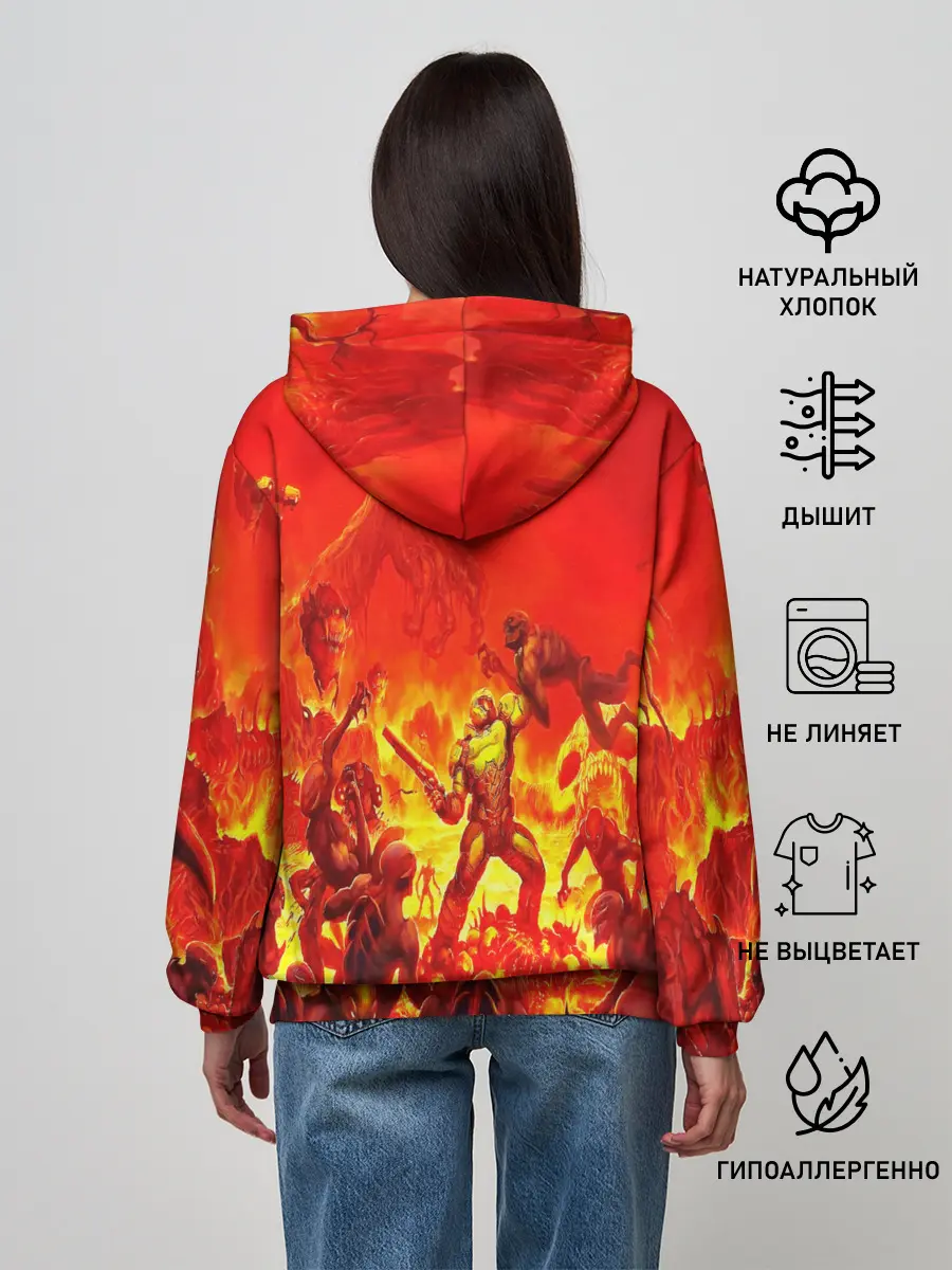 Женское худи / DOOM