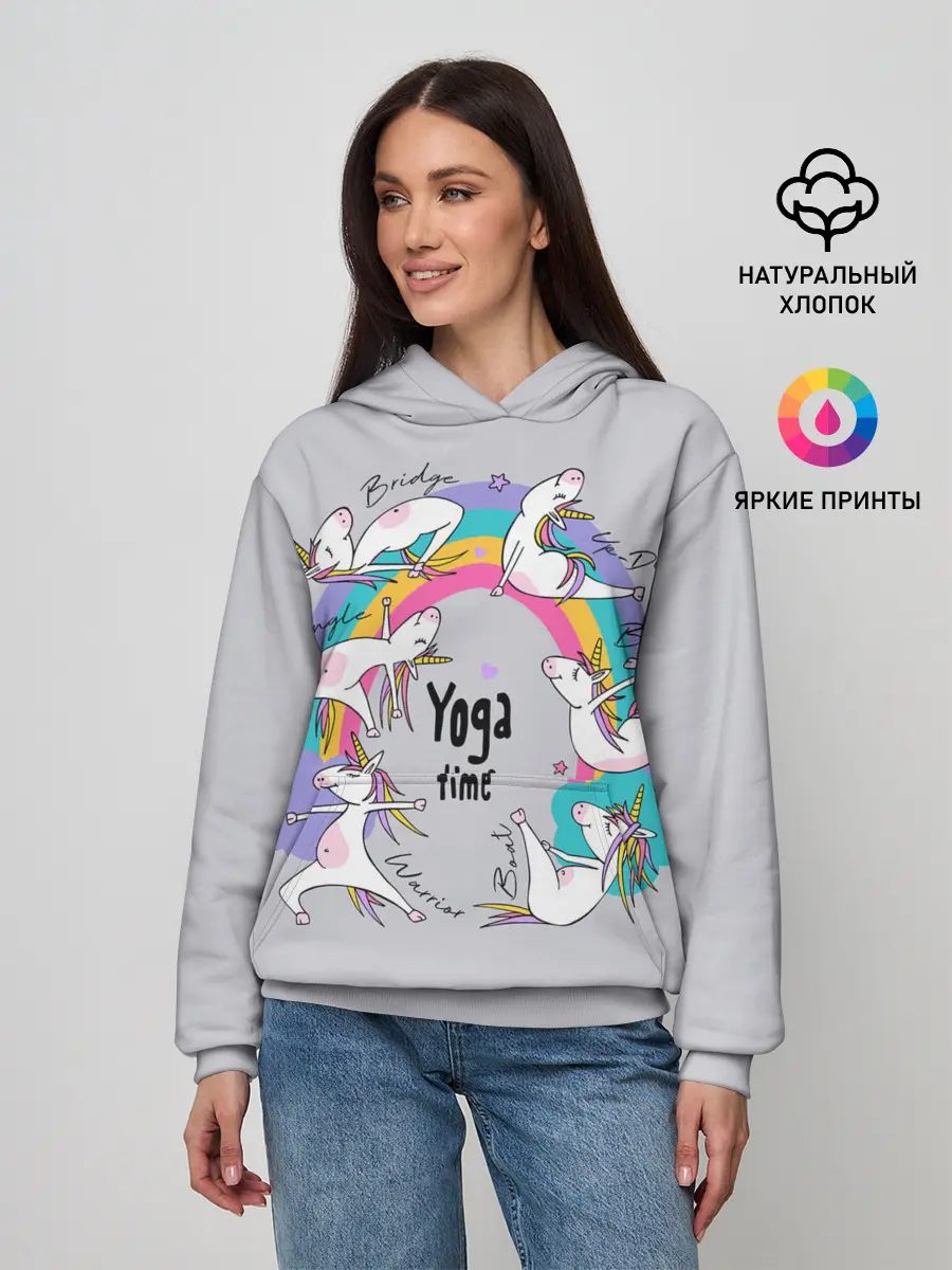 Женское худи / Yoga time