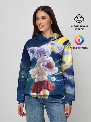 Женское худи / Зайчик и Хацуне Мику