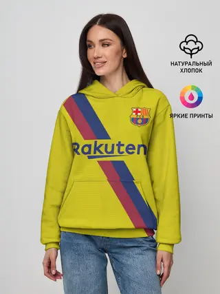 Женское худи / Barcelona third 19-20