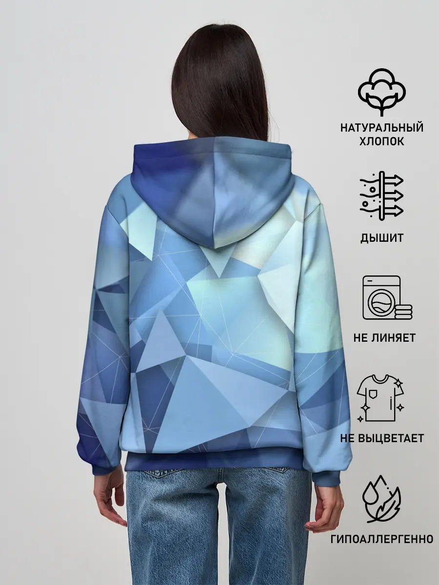 Женское худи / абстракция