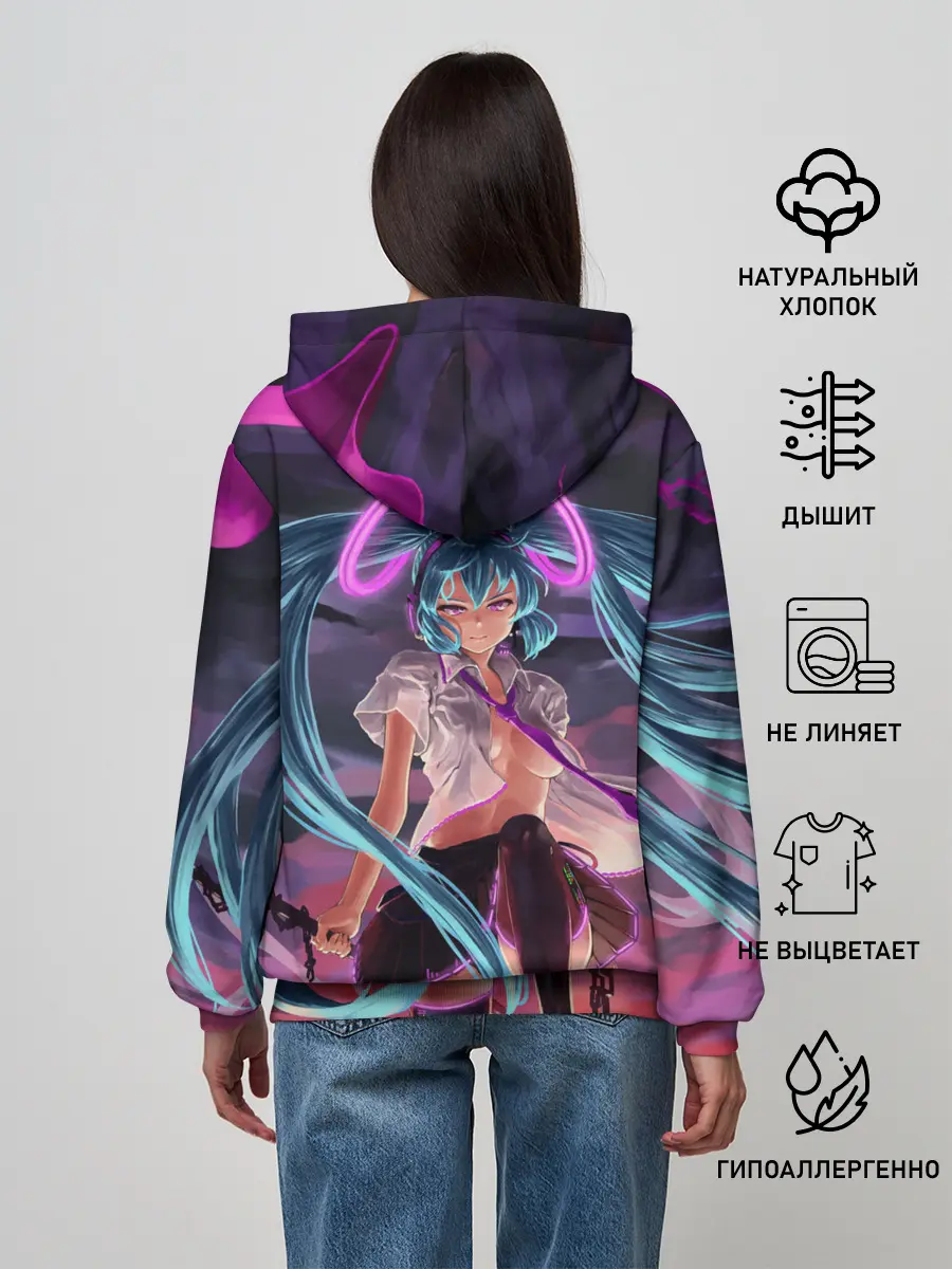 Женское худи / Geisga Hatsune Miku
