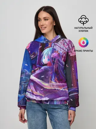 Женское худи / Волшебная Хацуне Мику