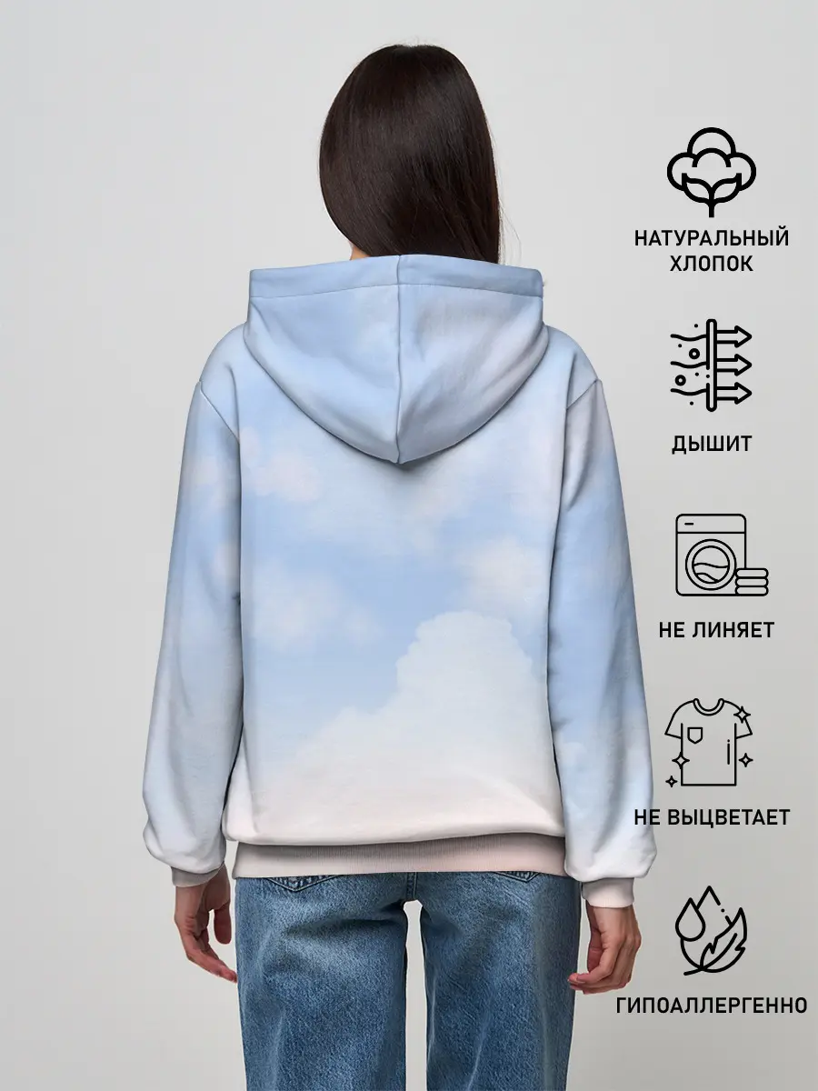 Женское худи / Свик /Самолеты/