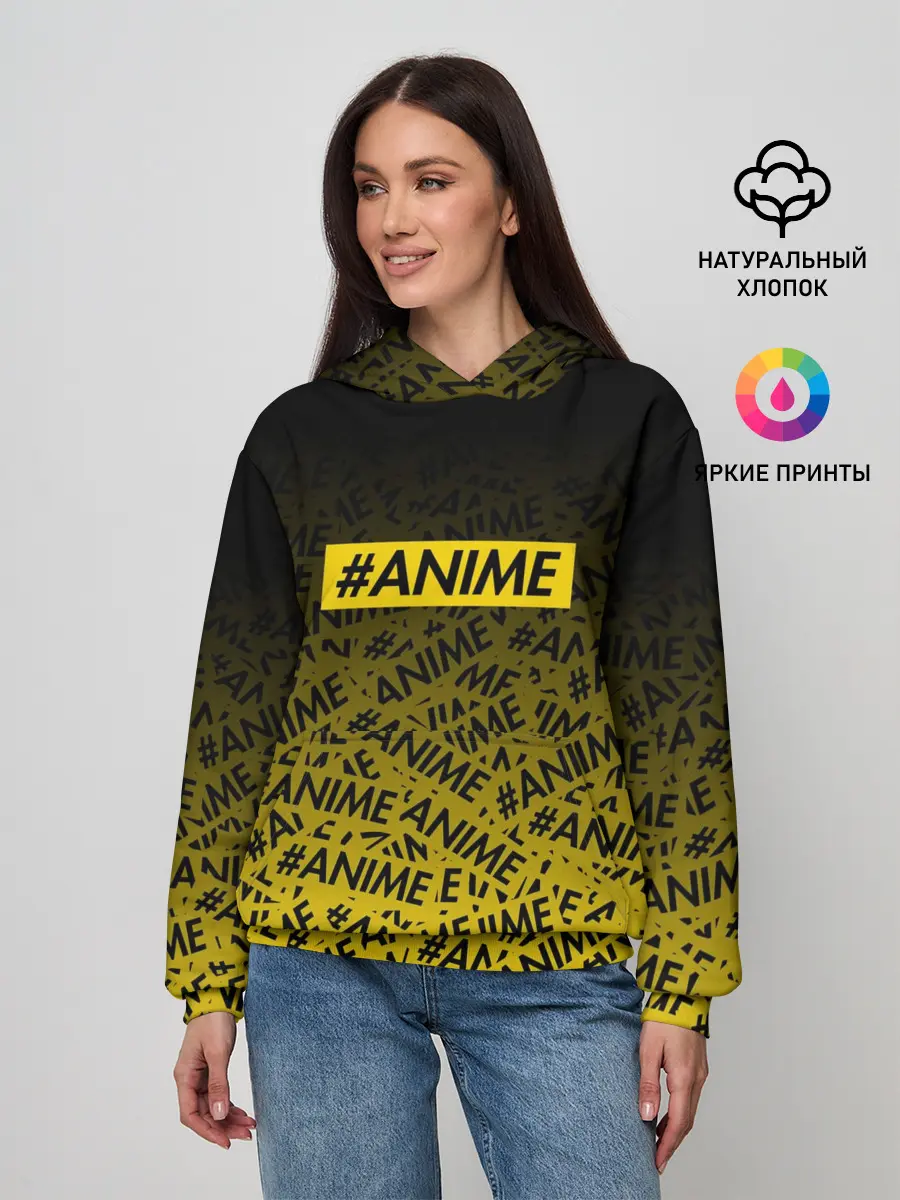 Женское худи / ANIME pattern