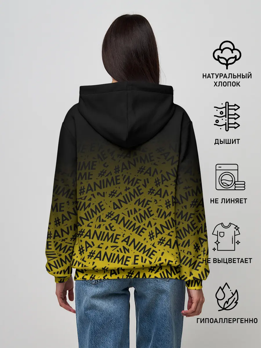 Женское худи / ANIME pattern
