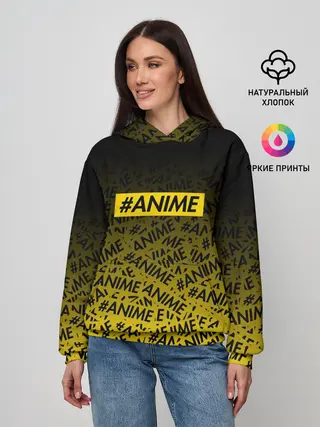 Женское худи / ANIME pattern