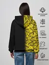 Женское худи / ANIME pattern text