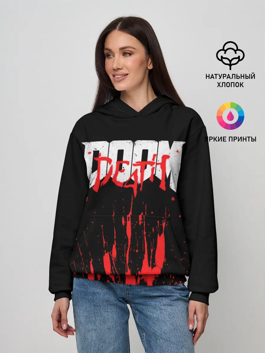 Женское худи / DOOM Bloody