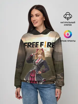 Женское худи / FREE FIRE - Caroline