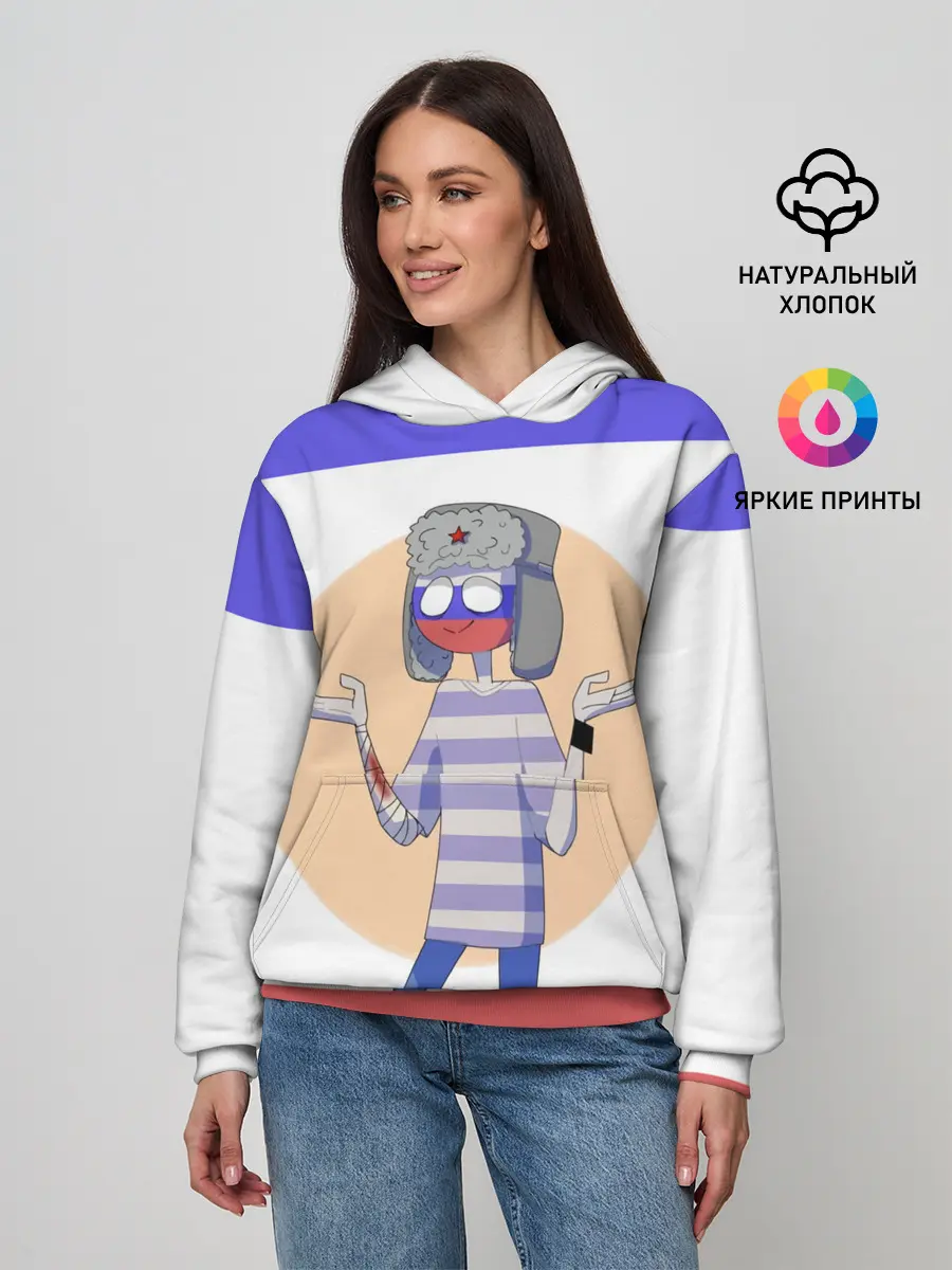 Женское худи / CountryHumans - Россия