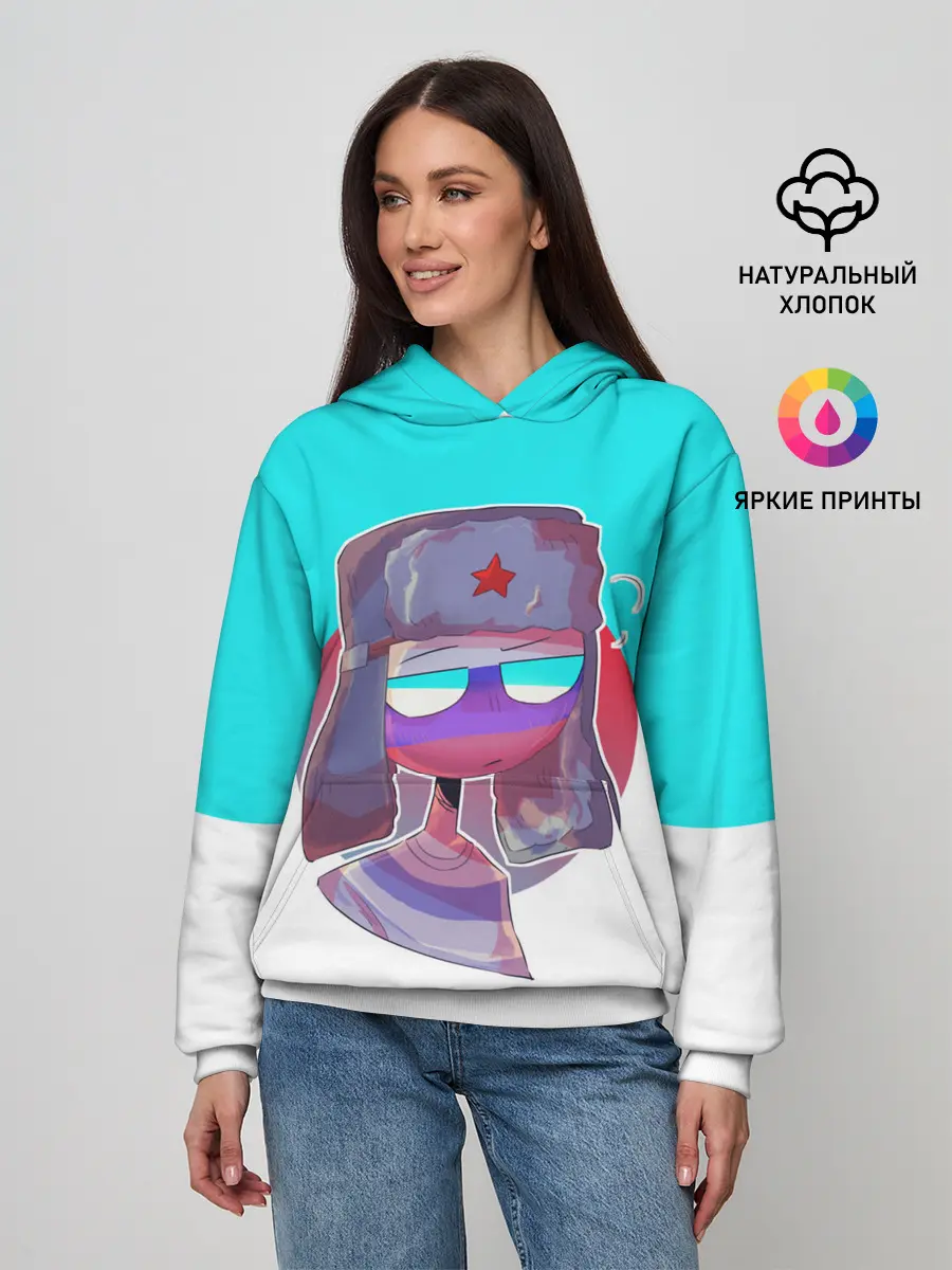Женское худи / CountryHumans - Россия